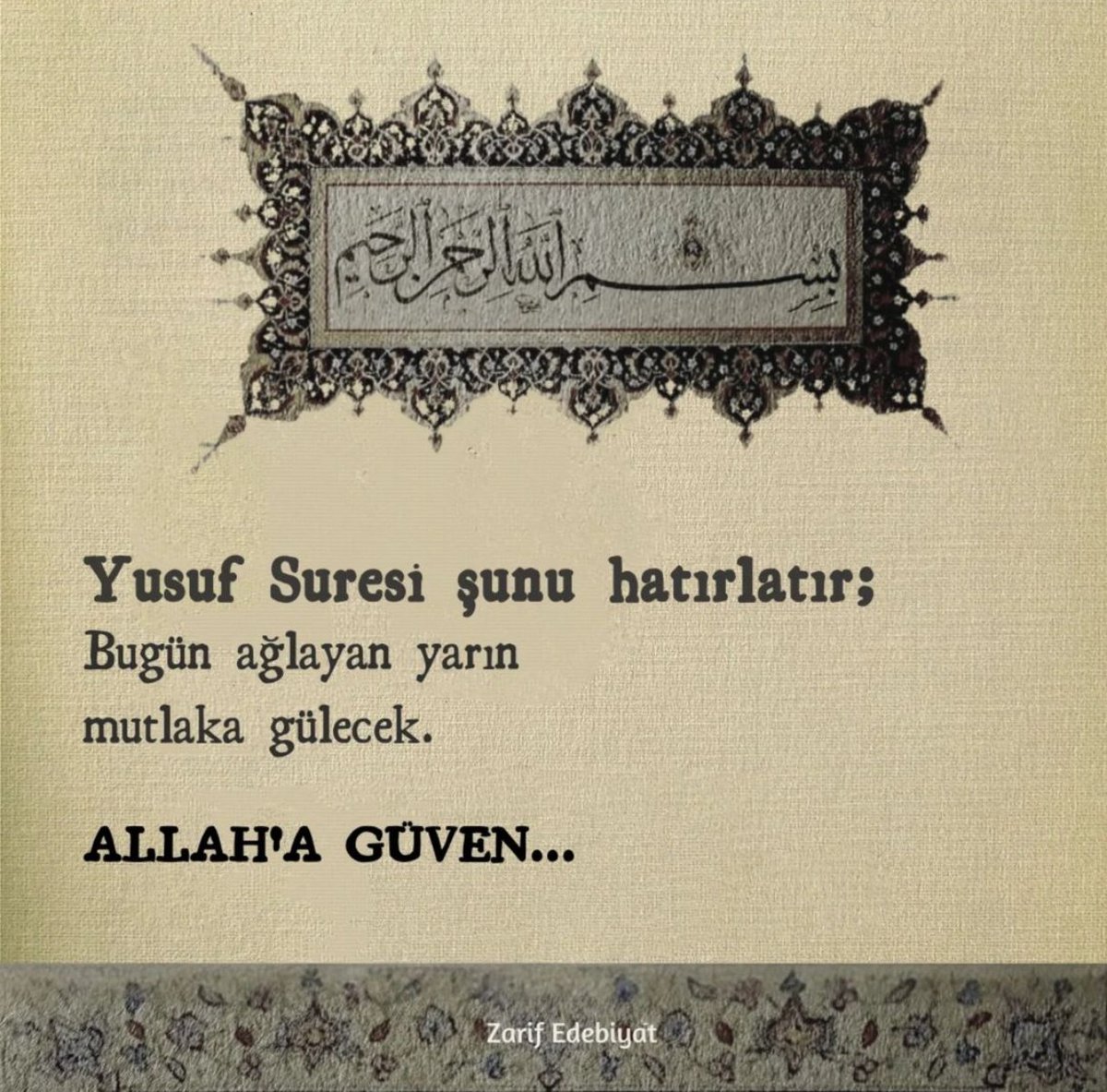 ALLAH'A GÜVEN...