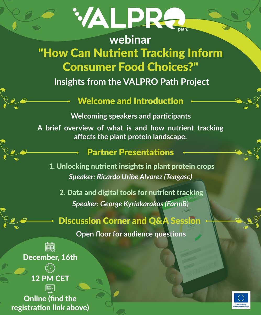 VALPRO Path (@valpro_path) on Twitter photo Didnโt register yet for our webinar next week?
You can still join us and help us answer the question โ๐๐จ๐ฐ ๐๐๐ง ๐๐ฎ๐ญ๐ซ๐ข๐๐ง๐ญ ๐๐ซ๐๐๐ค๐ข๐ง๐ ๐๐ง๐๐จ๐ซ๐ฆ ๐๐จ๐ง๐ฌ๐ฎ๐ฆ๐๐ซ ๐
๐จ๐จ๐ ๐๐ก๐จ๐ข๐๐๐ฌ?โ
December 16, 12:00 - 13:00 CET
REGISTER here: us06web.zoom.us/webinar/registโฆ Didnโt register yet for our webinar next week?
You can still join us and help us answer the question โ๐๐จ๐ฐ ๐๐๐ง ๐๐ฎ๐ญ๐ซ๐ข๐๐ง๐ญ ๐๐ซ๐๐๐ค๐ข๐ง๐ ๐๐ง๐๐จ๐ซ๐ฆ ๐๐จ๐ง๐ฌ๐ฎ๐ฆ๐๐ซ ๐
๐จ๐จ๐ ๐๐ก๐จ๐ข๐๐๐ฌ?โ
December 16, 12:00 - 13:00 CET
REGISTER here: us06web.zoom.us/webinar/registโฆ