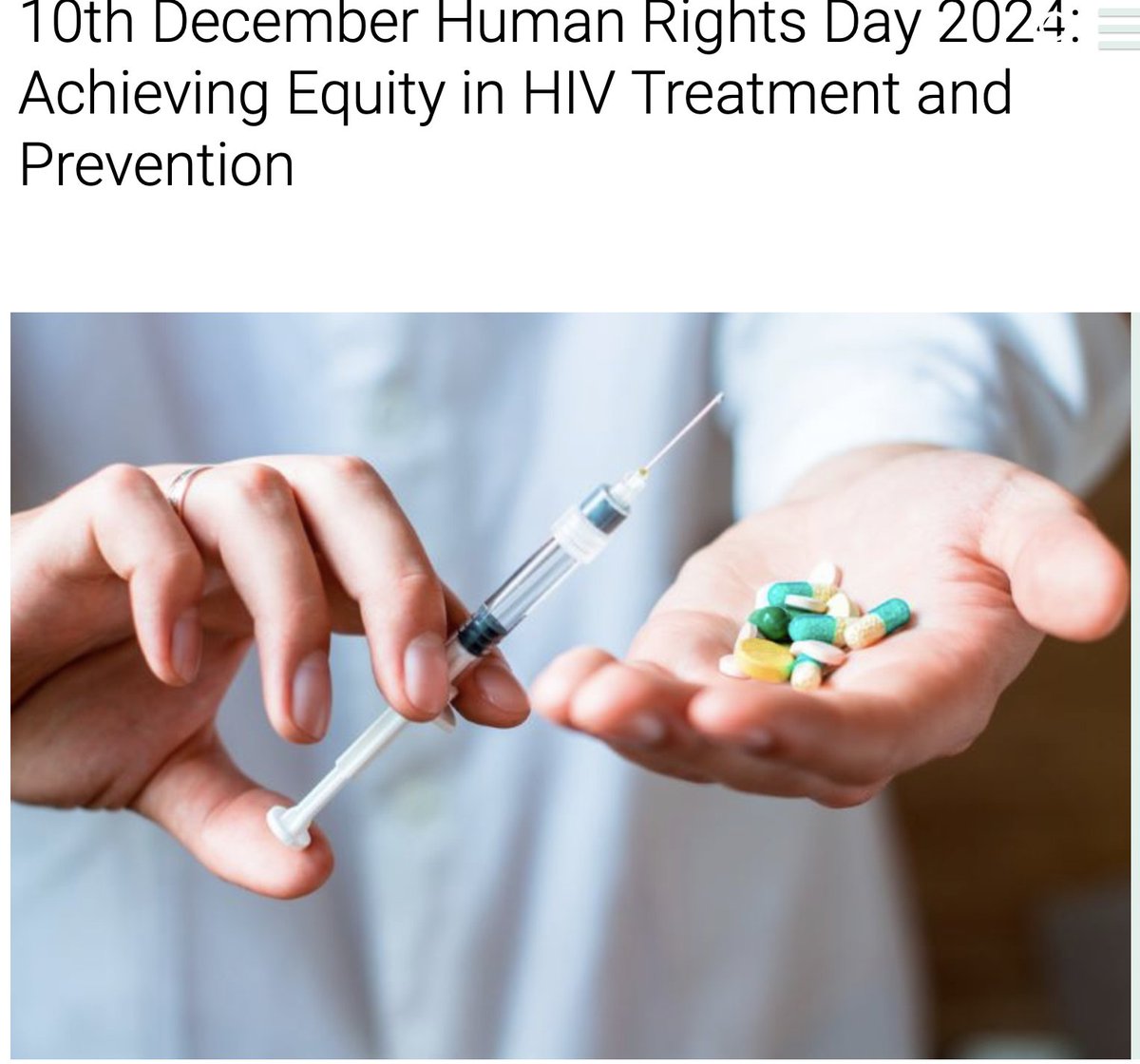 gnpplus's tweet photo. On this Human Rights Day, @gnpplus and @ITPCglobal  unite to spotlight the urgent need to bridge inequities in HIV prevention and treatment. While remarkable strides have been made, the promise of scientific innovation remains out of reach for millions, threatening the global goal of ending AIDS by 2030.

We invite all to join us in amplifying this call for #equity! 

#Sign the open letter and stand with us in demanding universal access to life-saving HIV prevention and treatment.  

Read and sign the full open letter here: https://t.co/7vzY3B5oxh