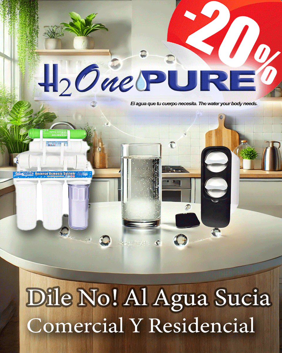 H2OnePure's tweet photo. 🎄💧 ¡Navidad con Agua Pura! 💧🎄
🎁 20% de Descuento con H2OnePure 🎁
Regala salud con agua limpia y saludable esta Navidad. 🏠🏢
✨ ¡Oferta por Tiempo Limitado!
👉 Contáctanos hoy y celebra con lo mejor.

#H2OnePureNavidad #AguaPura #NavidadPR #DescuentoNavideño #PuertoRico https://t.co/RzmjwIAT2l