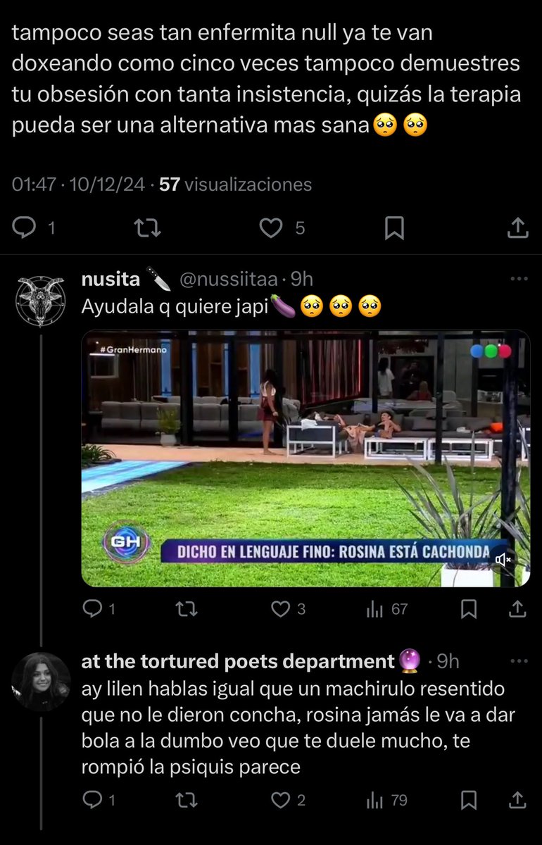 alohomora21's tweet photo. Altas obsesivas estas loquitas.
Dejen de acusarnos a mi y a mi amiga Null. Nosotras damos nuestra opiniรณn siempre y lo saben.
Es la 2da vez q nos acusan de algo q NO hacemos.
Ya nos comimos hace meses q nos atacaran y funaran.
Lo q ponen ahรญ habla mรกs de uds q de nosotras. https://t.co/6DYUp9xxma