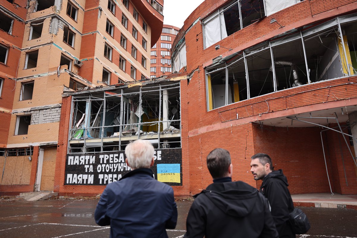 Here in Odessa, &amp; right across Southern Ukraine, civilians are paying a terrible price under indiscriminate Russian attacks. 
In recent months the attacks on civilian homes and infrastructure have intensified. Many have exhausted all their reserves this 3rd cold war winter.

1/3