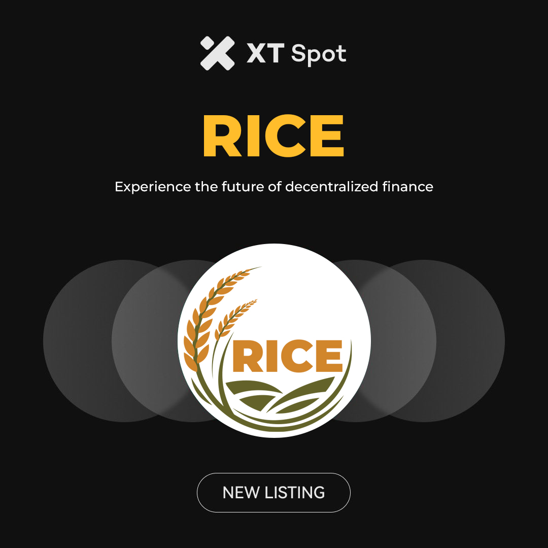 rice__token's tweet photo. 🌟 We’re excited to announce that RICE (Rice Coin) will soon be listed on https://t.co/pfJvGZEbKh! 🌾

The RICE/USDT trading pair will be available in the Innovation Zone. Stay tuned for updates on deposit, withdrawal, and trading schedules! 🚀

#RiceCoin #XT #CryptoListing https://t.co/VoQGPFgNcY
