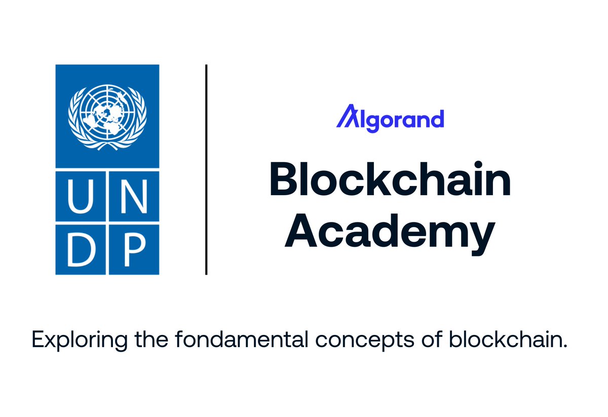 algerstmehn's tweet photo. Like every day until Christmas, I'm sharing a reason to be bullish on #Algorand in 2025.

I'm also giving away 20 $ALGO daily to a random person who likes, follows, and RT! 🎁🎅

Day 🔟: Thousands of United Nations employees will learn about Web3 thanks to Algorand in 2025!

Blockchain technology has the power to transform our world in many ways.

Whether it's #DeFi, personal data protection, traceability and transparency in supply chains, or financial inclusion for people currently outside the traditional banking system… the list goes on! ✅

If we want faster global adoption of the tech, we definitely need greater awareness of its use cases and benefits, particularly among policymakers and organizations that have the power to drive change more quickly.

And this awareness mainly comes through education! 🔑

On this front again, #Algorand is extremely engaged.

The best example to date is likely the huge partnership between @AlgoFoundation and @UNDP, the United Nations Development Programme, announced last year!

The goal? Develop the first-ever United Nations Blockchain Academy to train their employees in #web3! 🤯

We're talking about thousands of people across the globe, including some who hold significant decision-making power!

All trained thanks to Algorand.

This is massive, not just for $ALGO, but for the entire crypto ecosystem, as it supports and accelerates its adoption.

After a successful pilot phase, the blockchain academy is now fully accessible to ALL 24,000 employees from @UNDP, @UNVolunteers, and @UNCDF, helping them learn about blockchain and explore how it can improve their development solutions!

2025 is shaping up to be an amazing year for raising awareness about our ecosystem, and #Algorand is poised to play a major role! 🤝

See you tomorrow, and don't forget to like, follow, and RT for a chance to win 20 $ALGO! 🎁