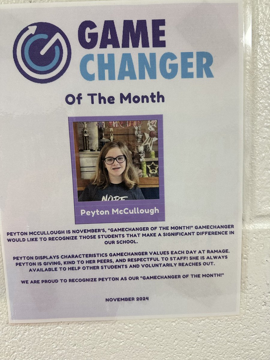RamageGC's tweet photo. Congratulations, Peyton! You are a GameChanger! https://t.co/N8dQ5MQ0e8