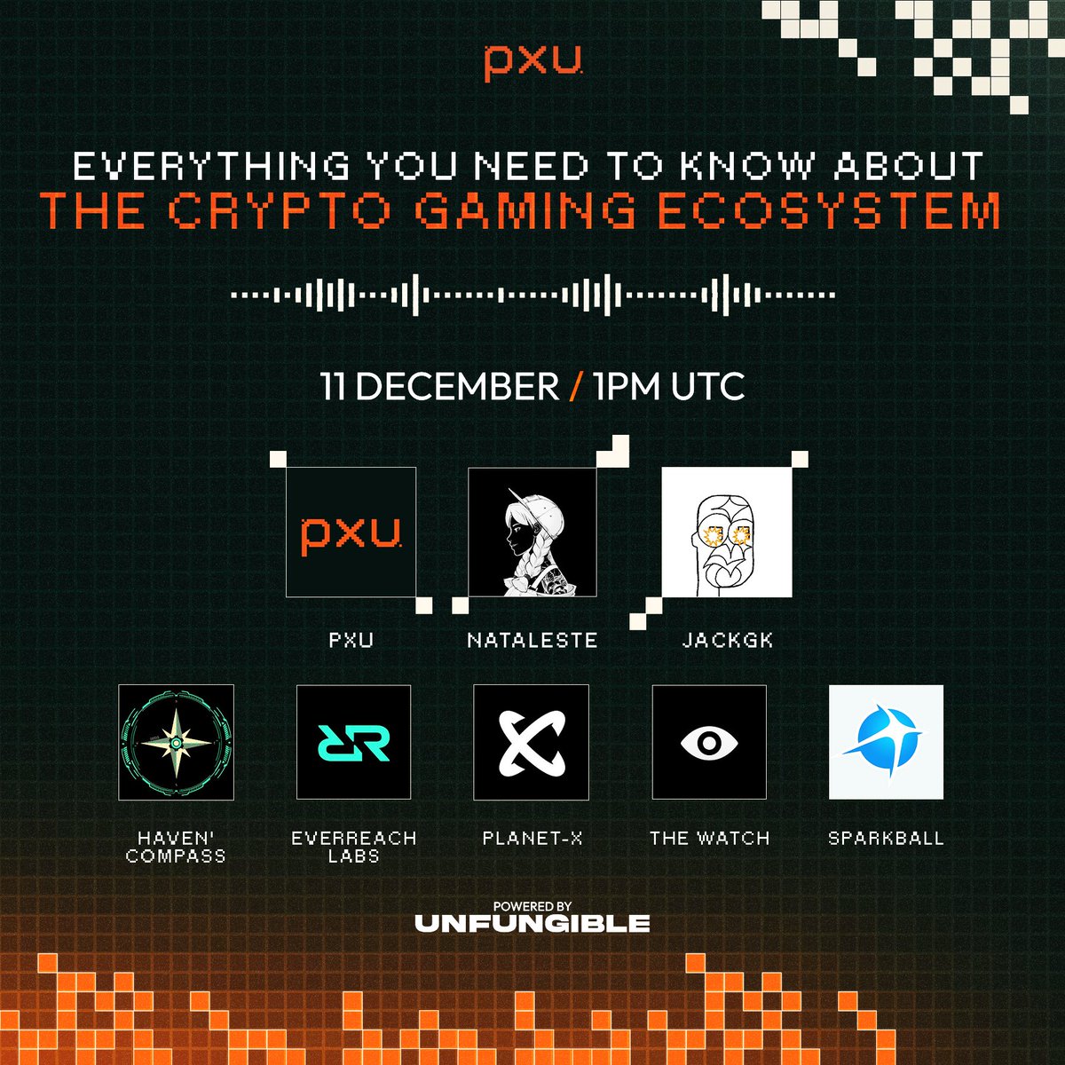 Everything You Need To Know About The Crypto Gaming Ecosystem

⏰ Dec 11th, 1PM UTC

Set your reminders below 👇