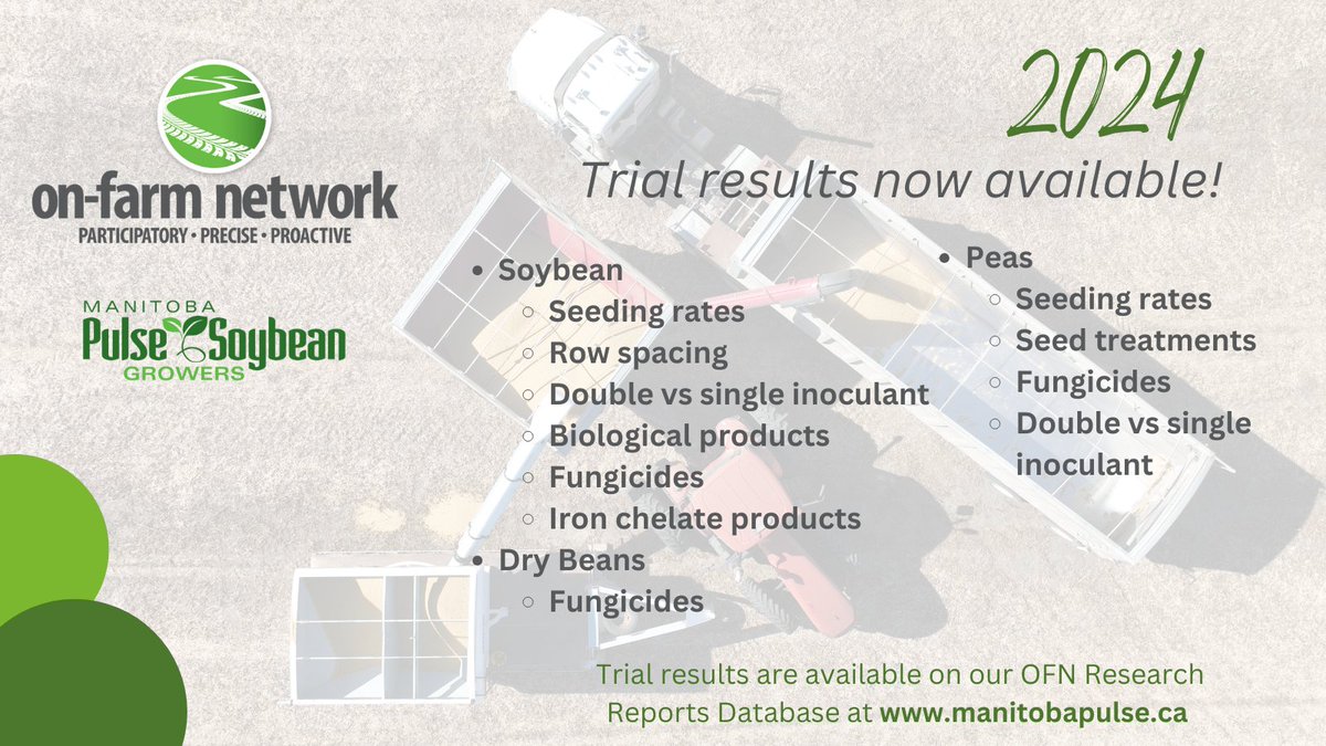 OFNagronomist's tweet photo. 2024 on-farm research trial reports are now available at https://t.co/L1B51QyL2V Go to On-Farm Network Research Reports Database to find them. https://t.co/HboUahgVIt