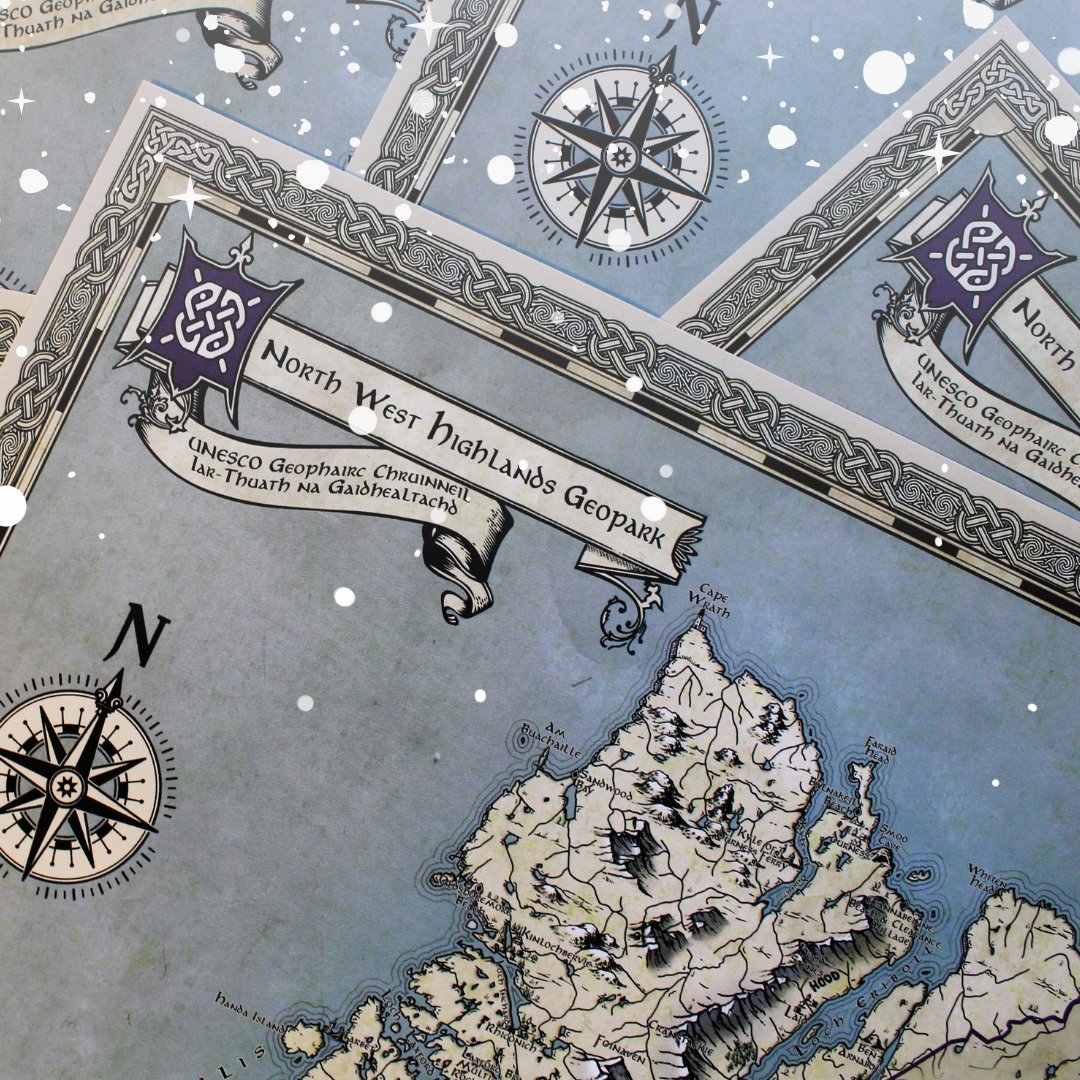 One more week to order Christmas gifts from the Geopark online shop! 🎄

We recommend ordering by Mon 16th Dec to arrive in time for Christmas. We think the Geopark Fantasy Maps make particularly great gifts! Also now in stock, Geopark tote bags 
👉 nwhgeopark.com/shop/