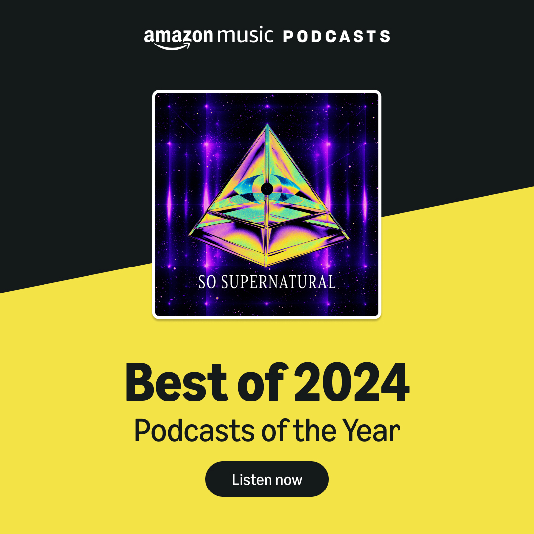 So Supernatural Podcast (@_sosupernatural) on Twitter photo So Supernatural was named one of Amazon's best podcasts of 2024! Thank you for listening and we can't wait for you to hear what we have in store for you in 2025 👽✨
@playmorepods <a href="/amazonmusic/">Amazon Music</a>
🎧 music.amazon.com/podcasts/843b9… So Supernatural was named one of Amazon's best podcasts of 2024! Thank you for listening and we can't wait for you to hear what we have in store for you in 2025 👽✨
@playmorepods <a href="/amazonmusic/">Amazon Music</a>
🎧 music.amazon.com/podcasts/843b9…