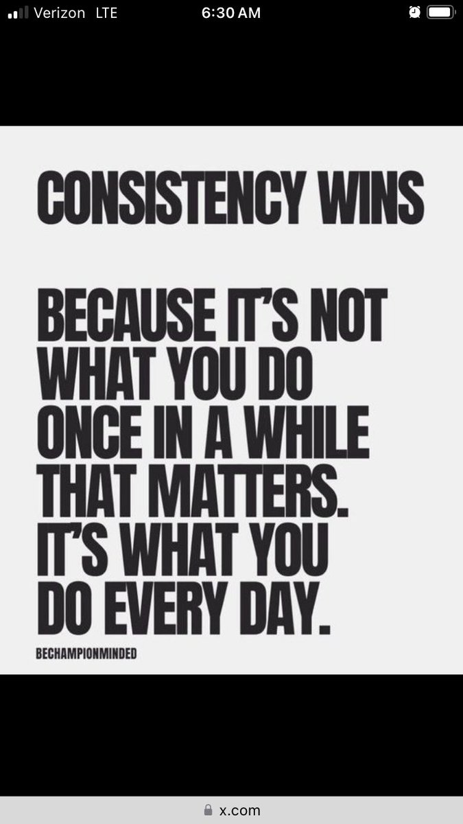 Show up everyday, no matter what &amp; you will know, sow and grow. It’s tough to get better in a day, but we can get better daily. #TGBTG