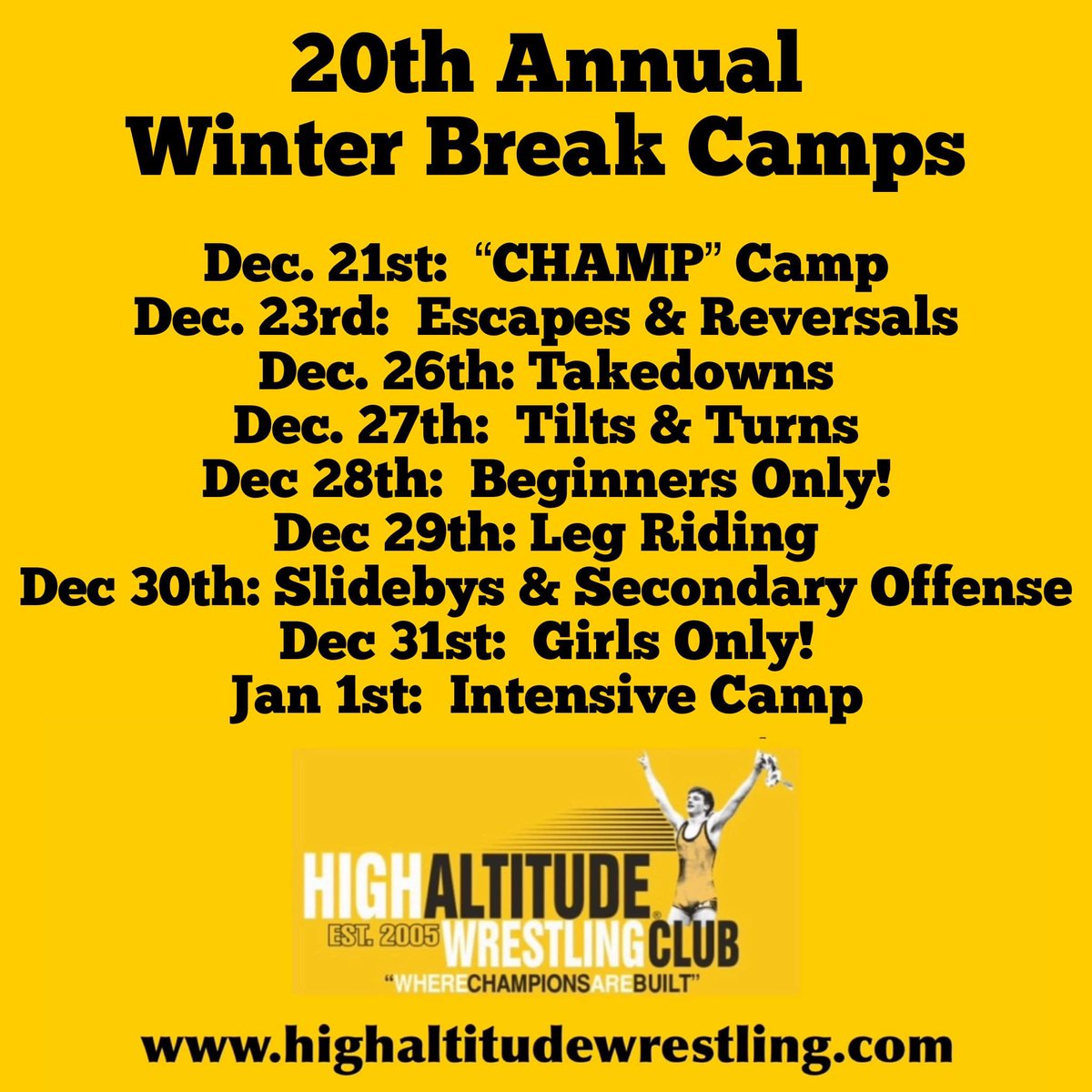 . <a href="/HAWrestling/">High Altitude Wrestling Club</a>