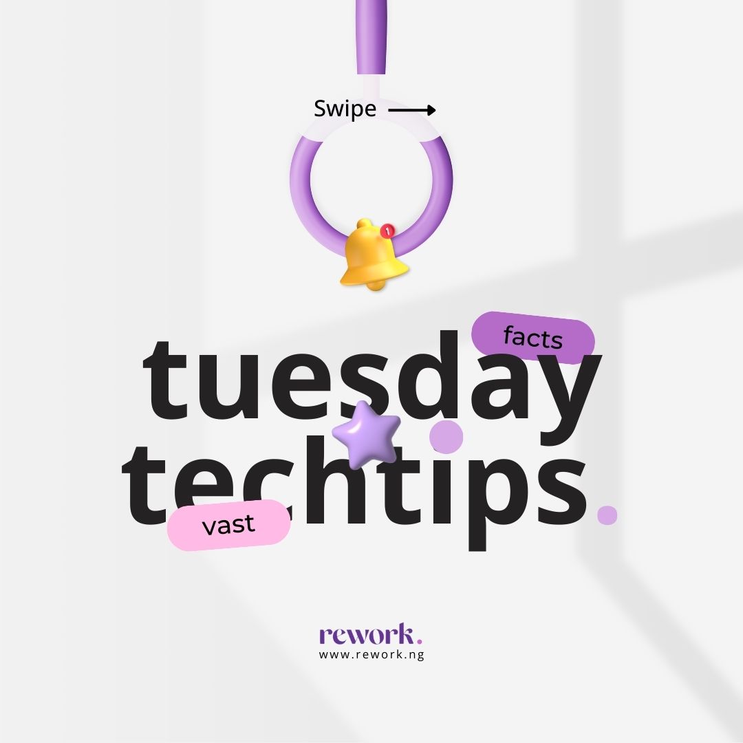 reworkng's tweet photo. Stay organized, productive and reworked🙂
#rework
#techtips
#productivity https://t.co/ae0qeUh2Qt
