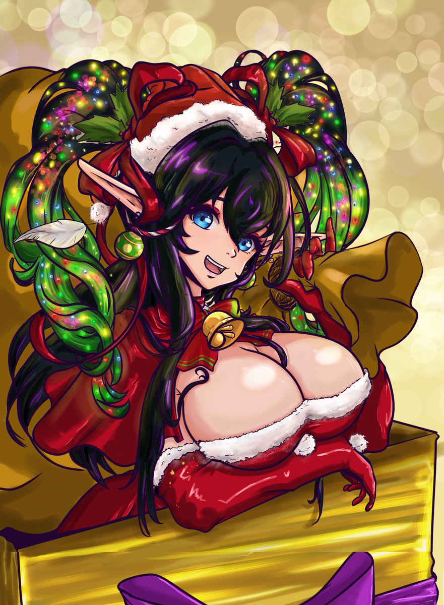 Almiart's tweet photo. Nadia Noel 

#ilustration #MerryChristmas #Navidad2024 https://t.co/33urg4aBkY