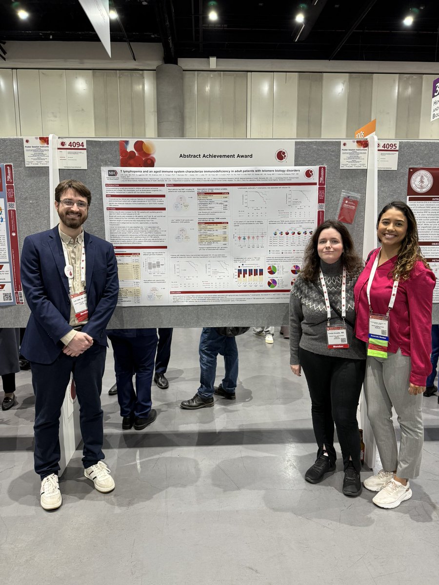 Fernanda Gutierrez-Rodrigues (@fergutierrezro1) on Twitter photo Congrats to <a href="/FernandoCatto/">Fernando Catto</a> for his <a href="/ASH_hematology/">ASH</a> achievement award! 🥇 He presented our work on immunodeficiency in the <a href="/nih_nhlbi/">NIH NHLBI</a> cohort of #TBDs, mostly adults with TERT/TERC mutations. A great way to finish the conference! #ASH24 <a href="/emmamgroarke/">Emma M. Groarke</a> <a href="/cedunbar80/">Cynthia Dunbar</a> Congrats to <a href="/FernandoCatto/">Fernando Catto</a> for his <a href="/ASH_hematology/">ASH</a> achievement award! 🥇 He presented our work on immunodeficiency in the <a href="/nih_nhlbi/">NIH NHLBI</a> cohort of #TBDs, mostly adults with TERT/TERC mutations. A great way to finish the conference! #ASH24 <a href="/emmamgroarke/">Emma M. Groarke</a> <a href="/cedunbar80/">Cynthia Dunbar</a>