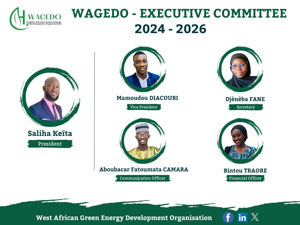wagedoh2's tweet photo. 📢Introduction of the New Executive Members of WAGEDO

We are pleased to announce the appointment of our new executive board members, who bring a wealth of experience and expertise to our organisation.

Please join us in welcoming them to the team! https://t.co/RdeZ5GjcVe
