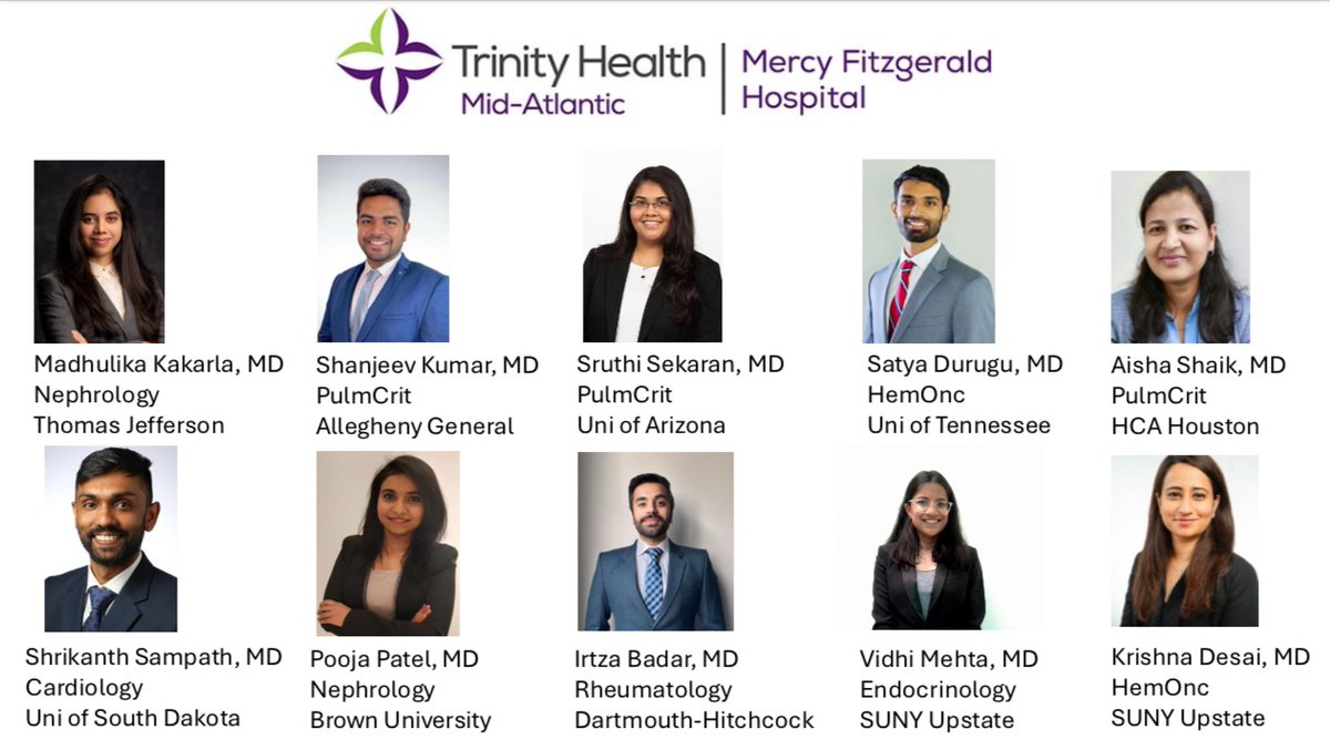 MCMC Internal Medicine Residency Program (@mcmc_imres) on Twitter photo Incredibly proud of our residents for an amazing fellowship MATCH! We can't wait to see all the amazing things you all will accomplish! 🎉 @Madhulika <a href="/Shanjeev96/">Shanjeev Kumar</a> <a href="/SruthiSekaran20/">Sruthi Sekaran</a> <a href="/Satya_DuruguMD/">Satya Durugu</a> <a href="/aashu_nawaz/">Aisha Nawaz</a> <a href="/shrikanth4404/">Shrikanth Sampath</a> @Pooja <a href="/irtzabadar/">Irtza Badar, MD</a> <a href="/mehtavidhi121/">Vidhi Mehta</a> <a href="/dr_krishnadesai/">Krishna Desai</a> Incredibly proud of our residents for an amazing fellowship MATCH! We can't wait to see all the amazing things you all will accomplish! 🎉 @Madhulika <a href="/Shanjeev96/">Shanjeev Kumar</a> <a href="/SruthiSekaran20/">Sruthi Sekaran</a> <a href="/Satya_DuruguMD/">Satya Durugu</a> <a href="/aashu_nawaz/">Aisha Nawaz</a> <a href="/shrikanth4404/">Shrikanth Sampath</a> @Pooja <a href="/irtzabadar/">Irtza Badar, MD</a> <a href="/mehtavidhi121/">Vidhi Mehta</a> <a href="/dr_krishnadesai/">Krishna Desai</a>