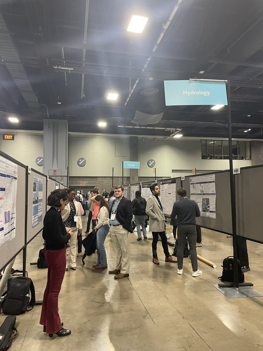 lytarasova's tweet image. Thanks everyone for a lovely discussion yesterday at the orals #Hydrometeorological #extremes 🌊💧☀️🔥 today we continue with the posters ALL DAY ⭐️ Come chat with our amazing presenters in Hall B-C #AGU24  @DrGVillarini @LaurieHuning @ManuelaIBrunner @edougherty_