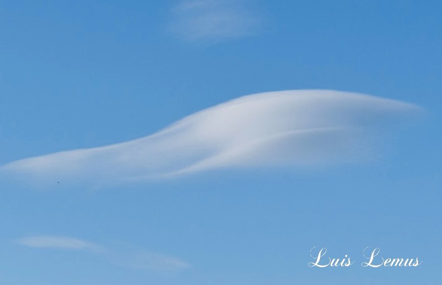 luislemushn's tweet photo. Viendo “ovni“ en Honduras | El cielo amaneció con su azul despejado en La Ceiba, y sus nubes han dado formas a figuras curiosos, hasta dibujar un  “ovni“. https://t.co/p1pRa2GNzm