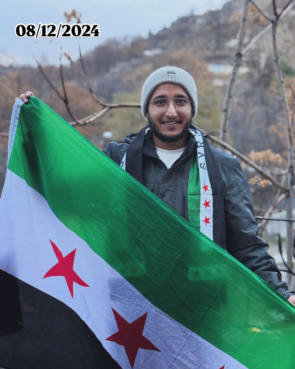 abdulmuti100's tweet photo. وعده حق ووعده عظيم.
الله أكبر

#08/12/2024 سيبقى هذا اليوم شاهد على قوة الإرادة، وصمود الأحرار، وعظمة سوريا التي تستحق أن تكون عنواناً للعزة والكرامة.💚 https://t.co/8olg0YQUx8