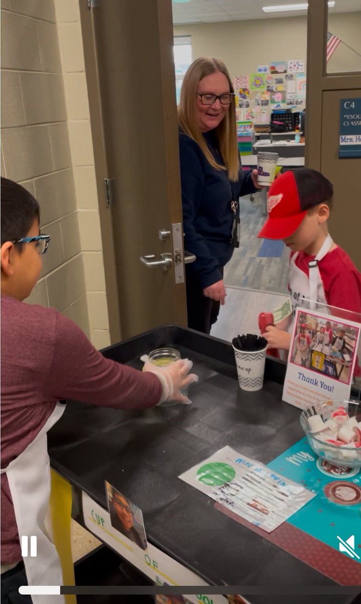 There is simply no better way to start a Tuesday than <a href="/SLCSpearson/">Pearson Elementary</a> <a href="/SLCSSpecEd/">SLCS Special Ed</a> Cup of Joy Cafe! 
Bringing joy one cup at a time! Speciality peppermint mocha anyone?! ☕️