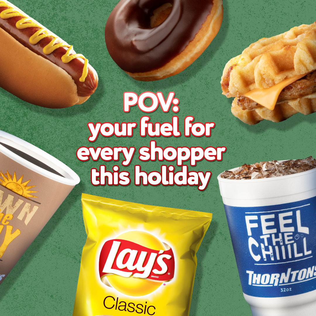 because everyone needs the right fuel (snacks) for holiday shopping, y/n?