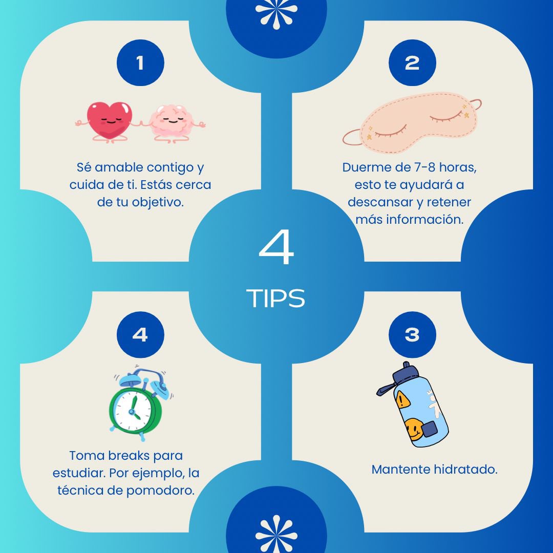 psychi_uprc's tweet photo. La directiva de Psy Chi les desea mucho éxito en sus exámenes finales. Recuerden que el éxito académico no solo depende de estudiar, sino también de cuidarte tu bienestar físico y emocional. Tómate un momento para respirar, descansar, mantenerte hidratado y confiar…🙌🏻❤️ https://t.co/pLgHQUSGRp