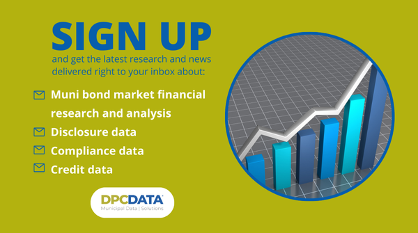 DPCDATA's tweet photo. ππ± Sign up to get DPC research and news delivered straight to your inbox!
β‘οΈ SUBSCRIBE TODAY: https://t.co/7hu7mDHRKr
#muniland #munibond #disclosuredata #compliancedata #creditdata https://t.co/ITOBYabOjm