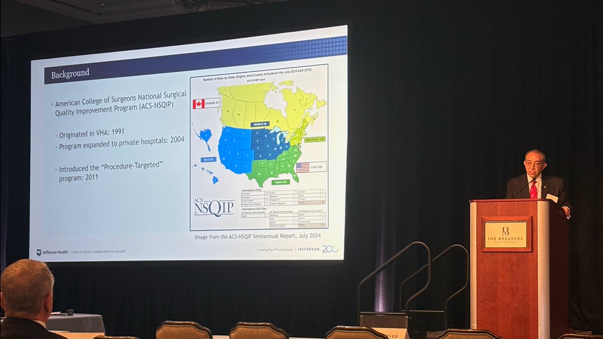 CharlesJYeoMD's tweet photo. Yesterday, Dr. Nader Hanna presented an analysis of ACS-#NSQIP data focusing on colon resection, stratified by indication for surgery, at the 136th Annual Meeting of the Southern Surgical Association ๐
@JeffSurgery @ResearchAtJeff @KimmelCancerCtr
#SSA24 @amcollsurgeons https://t.co/QL8BEHLyJ5