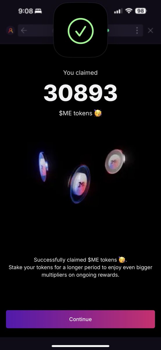 No shot I sell all of it today 🤝<a href="/MEFndn/">$ME</a> <a href="/MagicEden/">Magic Eden 🪄</a>

I did sell half of my $ME really faast at the $8-$10 range, and buying back in with some profits now at this $5-6 range....  Perfectly executed 💯

All with <a href="/SaaSVentures/">SaaS</a>