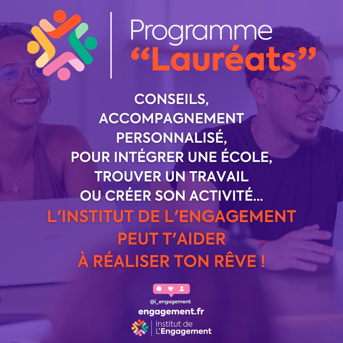 CANDIDATURES OUVERTES ☑️
Les candidatures au programme "lauréats" pour la session de printemps 2025 sont ouvertes jusqu'au 20 janvier 📅
Reprise d'étude, recherche d'emploi, création d'activité, tu peux déposer un dossier de candidature pour ton projet ⬇️
engagement.fr/programme-laur…