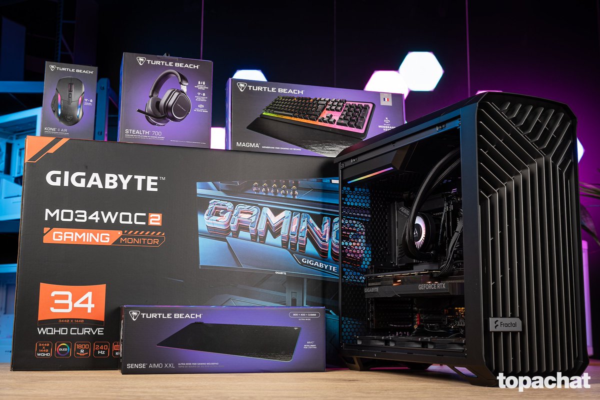 🎄 #PetitPapaTopAchat
A gagner dans le #Setup8, un exceptionnel écran Gigabyte <a href="/AORUS_France/">AORUS France</a> : 34" OLED 240 Hz 3440 x 1440 px ! 
Du lourd !

topachat.com/pages/detail2_…

Participe ici !
topachat.com/p/content/conc…
