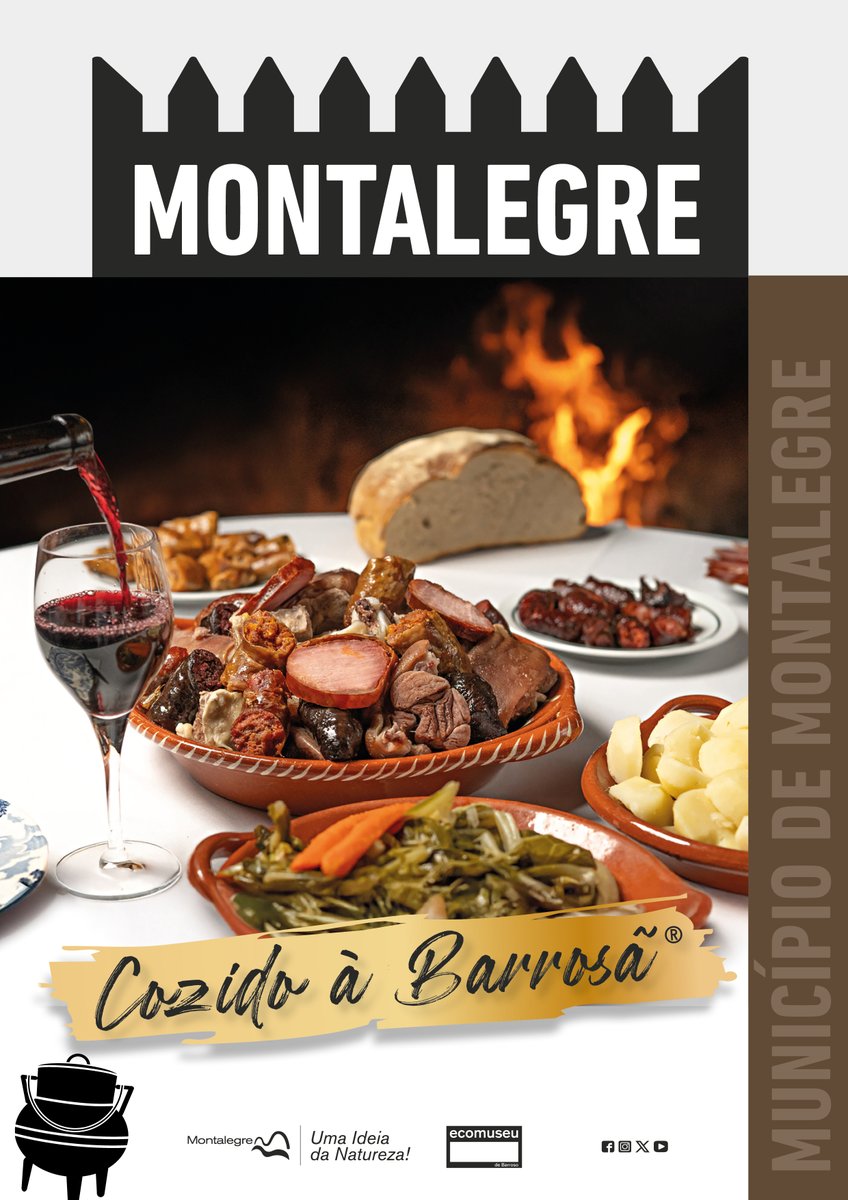 CONCELHO | CAMPANHA - "COZIDO À BARROSÃ"
#municipiodemontalegre #montalegre #cozidoàbarrosã #gastronomiabarrosã #éaquiquegostodeestar #fumeirodemontalegre #patrimonioagricolamundial #ghiasdobarroso #visitmontalegre #Portugal