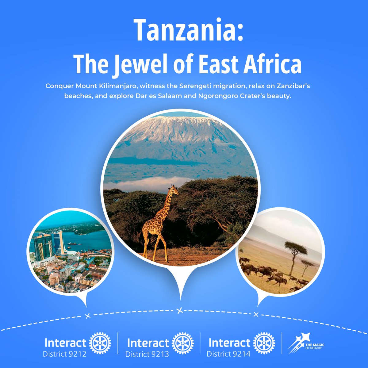 📌Contact:
Rtr. Saron-(+251925917817) Ethiopia
Rtr. Amos-(+255716051911)  Tanzania 
Rtr. Barbra- (+256754465944)Uganda
Rtr. Juliet - (+254799168570) Kenya
IG- interactd9212
Email- interact@rotaractdistrict9212.org
X- Interactdistrict9213