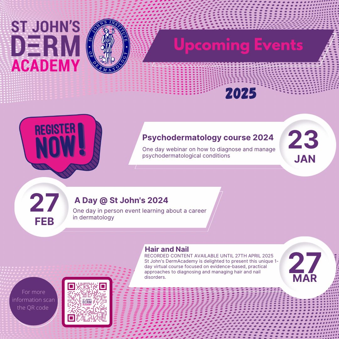 StJohns Derm Academy tweet media