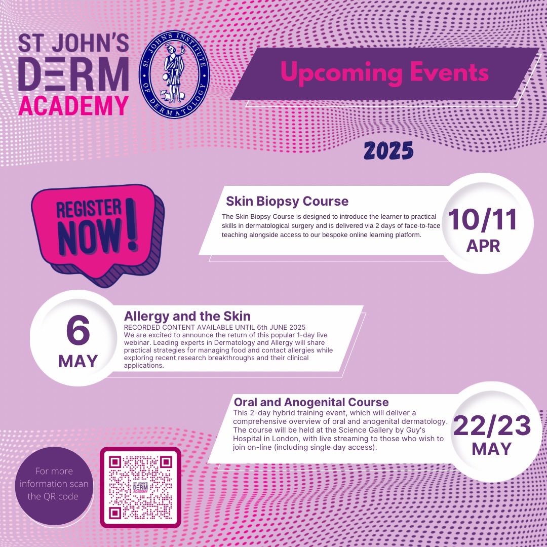 StJohns Derm Academy tweet media