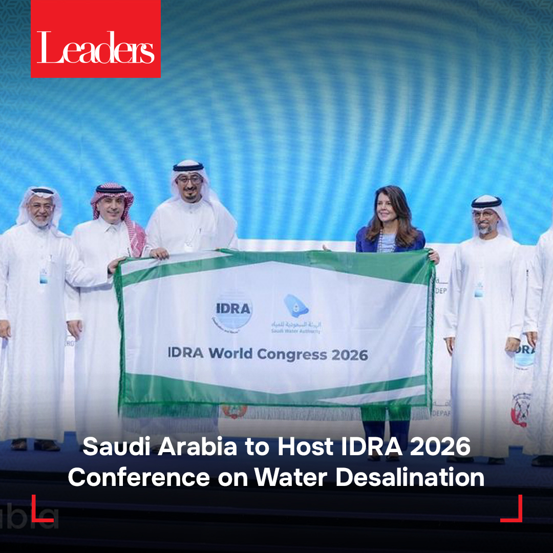 leadersmena's tweet image. Saudi Arabia to Host Global Conference on Water Challenges and #Desalination Projects
Read more: leaders-mena.com/?p=69165 
@IDRAWCongress 
#IDRAWC2024  #WaterReuse