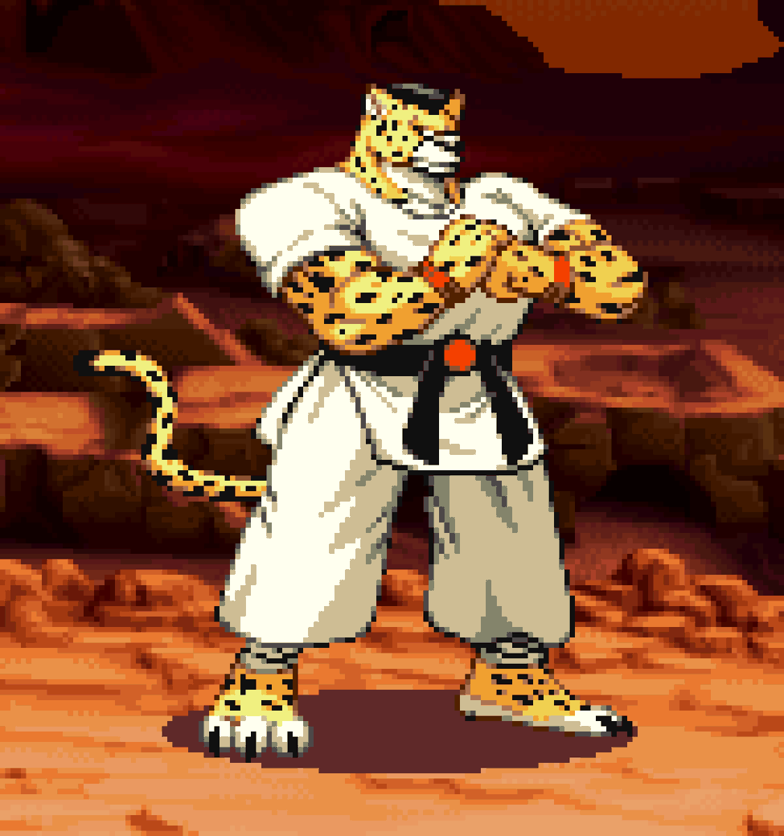 NakamangaHikari's tweet photo. The Cheetahmen ran off...
                                ....and now...
                                         The Cheetahmen

#pixelart #spritework #fanart #furry #cheetah #cheetahmen #action52 #nes https://t.co/zp8UMizCZQ
