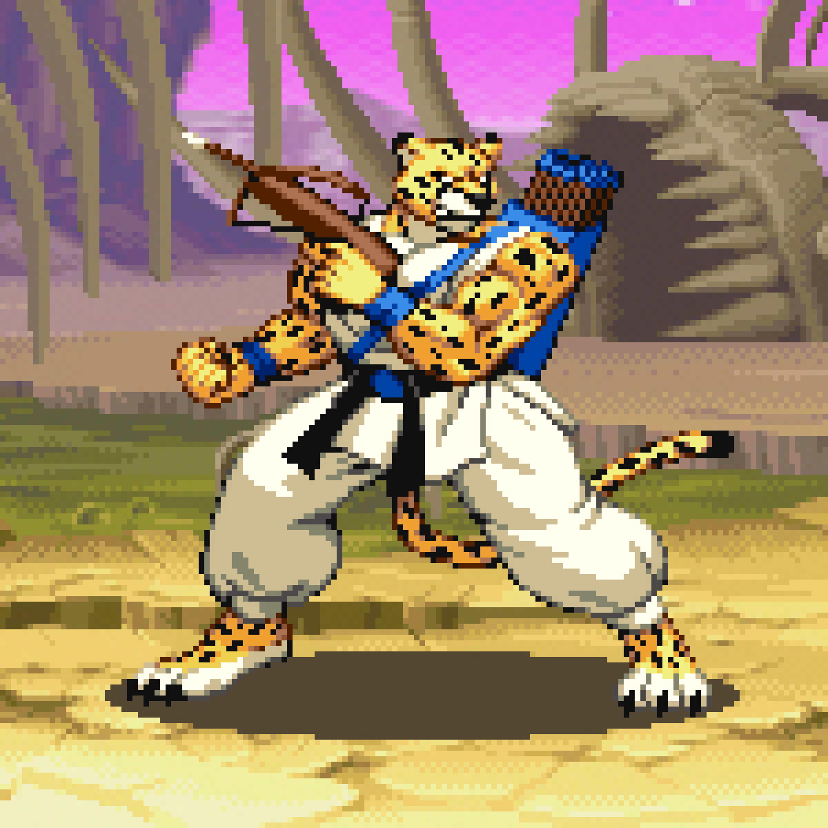 NakamangaHikari's tweet photo. The Cheetahmen ran off...
                                ....and now...
                                         The Cheetahmen

#pixelart #spritework #fanart #furry #cheetah #cheetahmen #action52 #nes https://t.co/zp8UMizCZQ