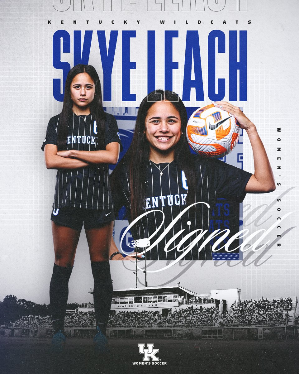 UKWomensSoccer's tweet image. Welcome to #BBN, @_skyeleach! 😺