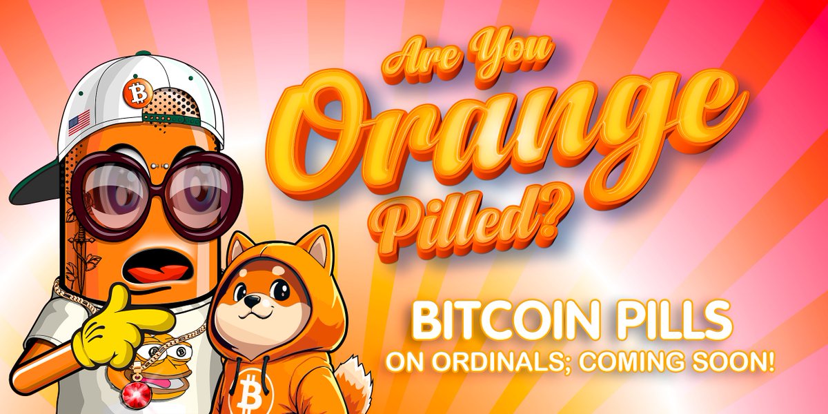 ARE YOU READY FOR THE ORANGE PILL? 💊

The Epic Free #Ordinals Mint by OG Artist <a href="/MichaKlein1/">Micha Klein</a>

We Have Collected 6936 Registrations For The Allowlist.

We Will Be Closing It In The Next Hours!!!

Register Here: 
bitcoin-pills.com

Follow &amp; Repost      LFG $DOG  💊🤩🚀