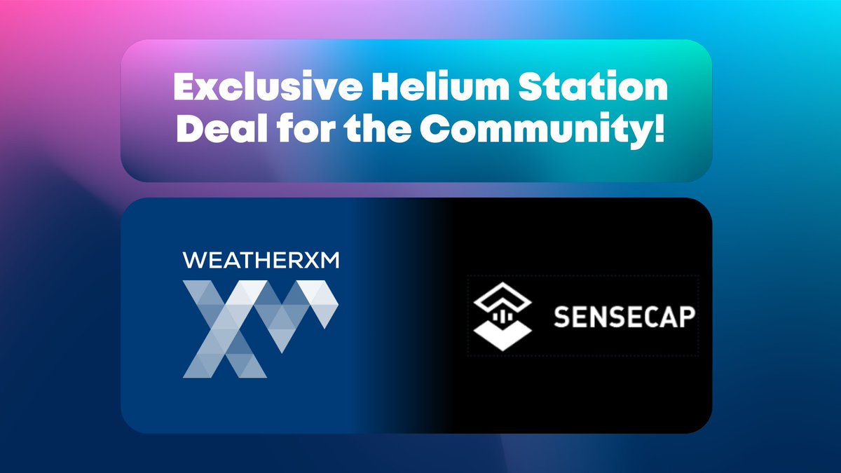We’re proud to strengthen our partnership with SenseCAP! To celebrate, SenseCAP has an incredible surprise for YOU, our amazing community: H2 WeatherXM Station Discount! 🎁

Head over to <a href="/sensecapmx/">sensecapmx 🎈</a> X account for the full scoop!

💬Do you already own a WeatherXM weather station?