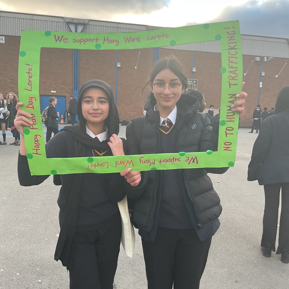 ChaplainLHS's tweet photo. @loretochorlton is part of the wider @IbvmE family. Even from afar we share in @marywardloreto work to restore dignity #Internationality #OurLadyOfLoreto #Advent2024 @RCSalfordEd @SalfordDiocese https://t.co/LnmX6LUPHN