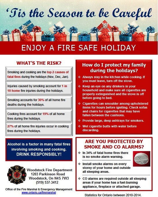 Holiday time can lead to an increase in home fires! Know you risks and prevent the unthinkable from happening to your family this holiday season! #firesafety #wfd