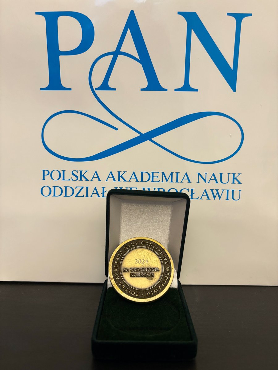 I am pleased to announce that, in recognition of my scientific achievements at <a href="/umed_wroc/">umed_wroc</a> , I have been awarded a medal as part of the "Iuvenes Wratislaviae" competition, organized by the <a href="/PAN_akademia/">Polska Akademia Nauk</a>.  #academia #science #award #phd #research