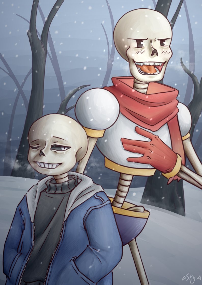 SkyFox653's tweet photo. #sans #papyrus #undertale #art #fanart https://t.co/sZyoe3RCJM