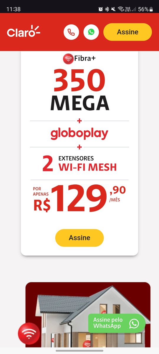 Guixa_'s tweet photo. @ClaroBrasil Venda casada é crime. Cortam o sinal para OBRIGAR a comprar o Mesh deles para ter sinal. https://t.co/k16Hhwj98H