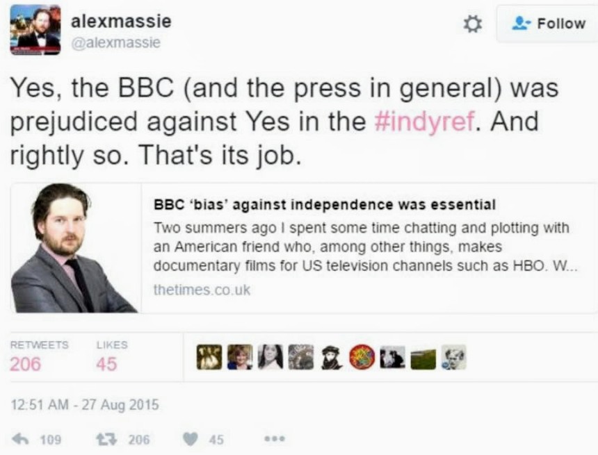 happymonkey1874's tweet photo. @BBCScotlandNews NO THANKS!

#BBCBias #BBCLiars #Propaganda https://t.co/W2oWJ55hiK