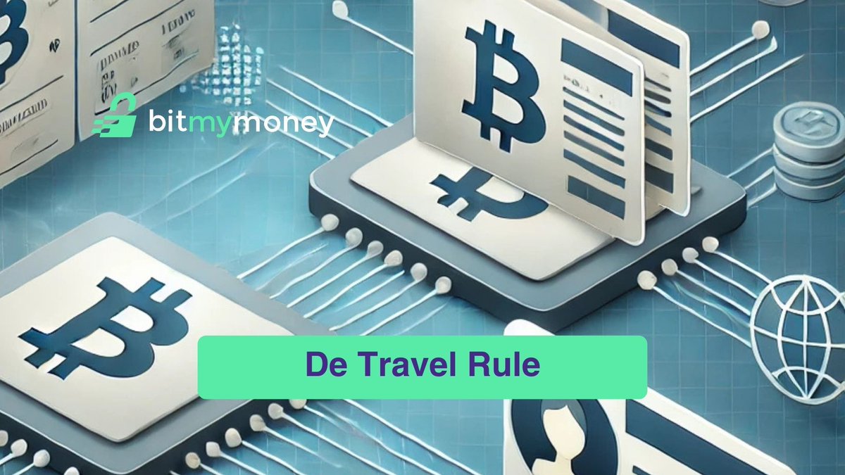 bitmymoney's tweet photo. Per januari 2025 gelden nieuwe regels voor het versturen en ontvangen van #Bitcoin. 
Wat merk jij hiervan? 

#wetgeving #thetravelrule https://t.co/oEwkti8Yds