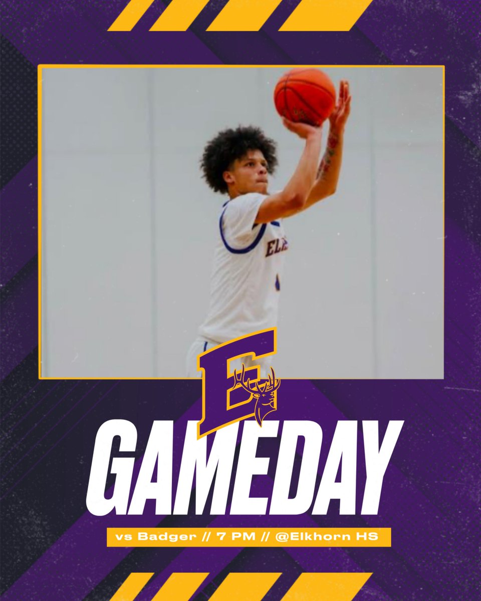 EAHSElks's tweet photo. Elkhorn Boys Varsity hosts Lake Geneva Badger tonight at 7!! #GOELKS https://t.co/bnHNKZv0K0