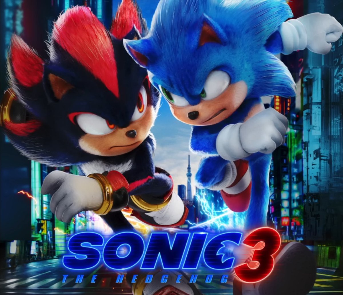 SpeederLight1's tweet photo. SONIC MOVIE 3 IS NEXT FRIDAY! WHO IS READY FOR HYYYYYYYYYYYYPE? https://t.co/LcNKNKMTB0